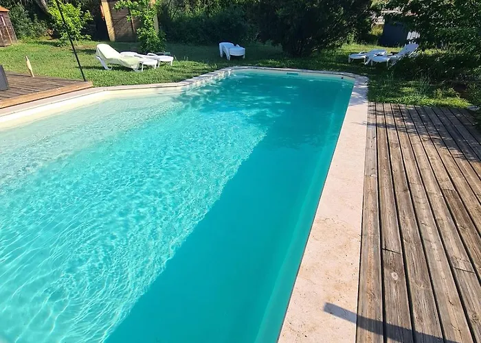 Casa Ghjadda - Ombrage Avec Acces Piscine - Alpehytte
