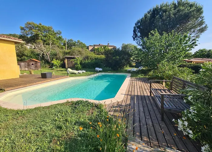 Casa Ghjadda - Ombrage Avec Acces Piscine - Alpehytte *